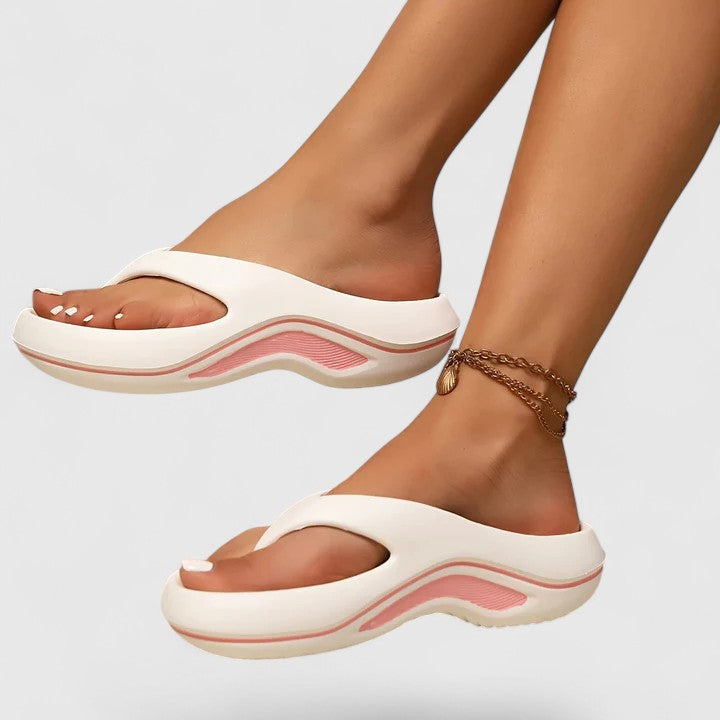 Celeste | Toe Post Cloud Sole Chunky Platform Flip Flops