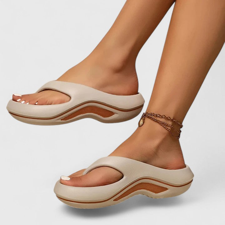 Celeste | Toe Post Cloud Sole Chunky Platform Flip Flops