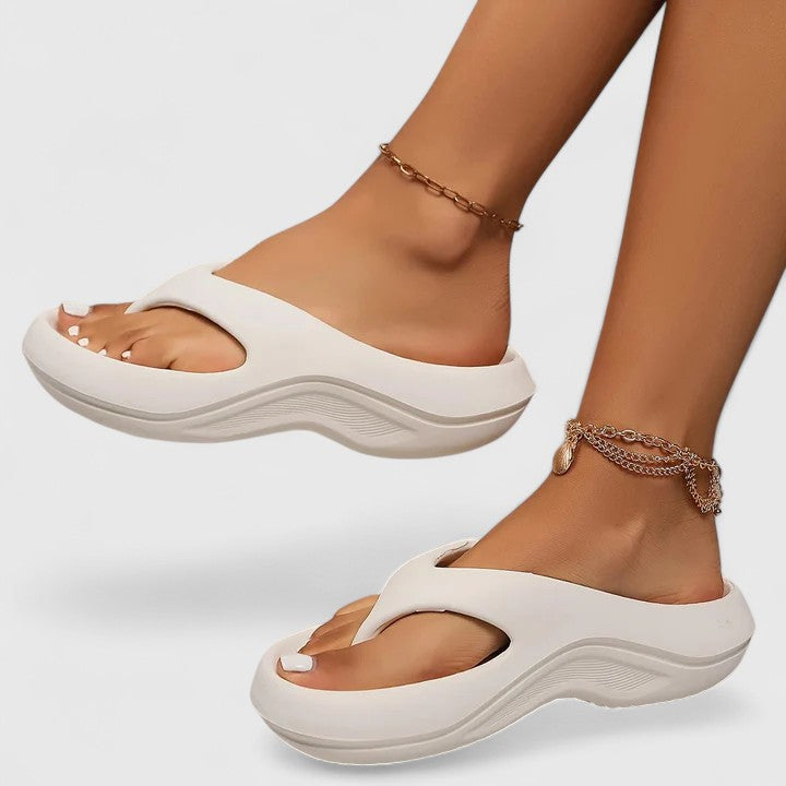Celeste | Toe Post Cloud Sole Chunky Platform Flip Flops