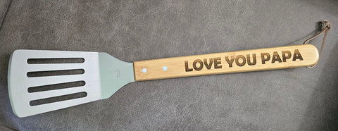 Father's Day Spatula Personalize-Gifts-Grace & Blossom Boutique, a women's online fashion boutique located in Odessa, Florida