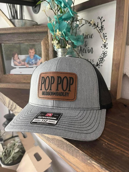 Personalized Father's Day Hats-Gifts-Grace & Blossom Boutique, a women's online fashion boutique located in Odessa, Florida