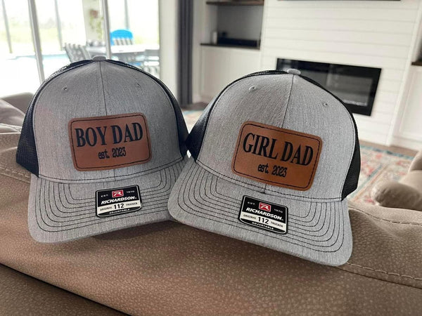Personalized Father's Day Hats-Gifts-Grace & Blossom Boutique, a women's online fashion boutique located in Odessa, Florida