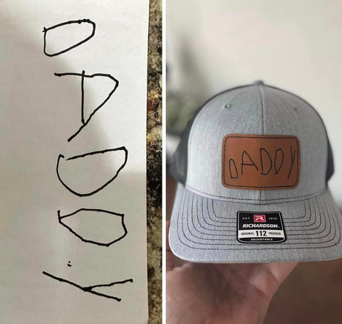 Personalized Father's Day Hats-Gifts-Grace & Blossom Boutique, a women's online fashion boutique located in Odessa, Florida