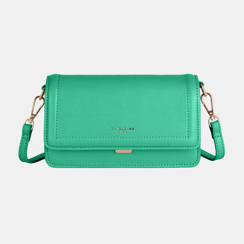 David Jones PU Leather Crossbody Bag-Accessories-Grace & Blossom Boutique, a women's online fashion boutique located in Odessa, Florida