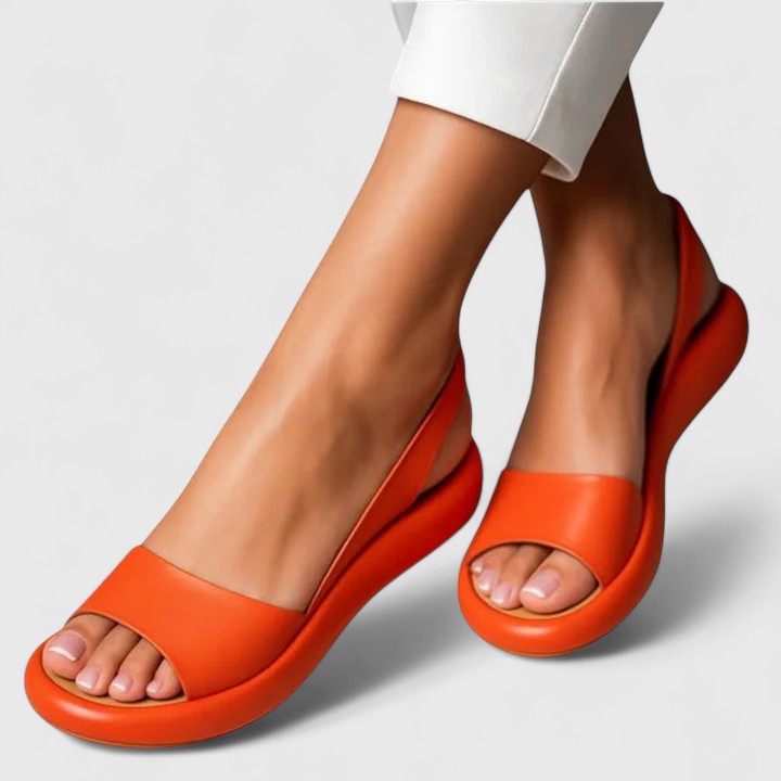 Ivy | Open Toe Slingback Chunky Platform Sandals