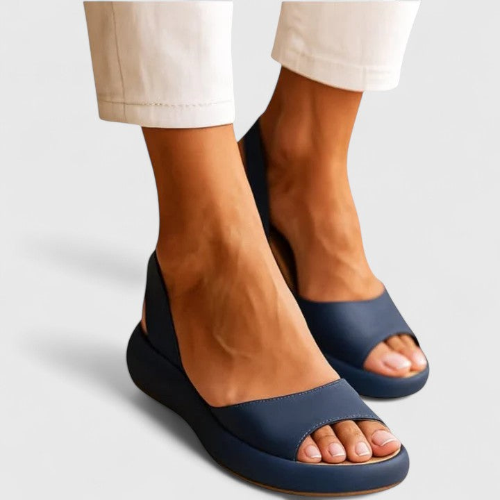 Ivy | Open Toe Slingback Chunky Platform Sandals