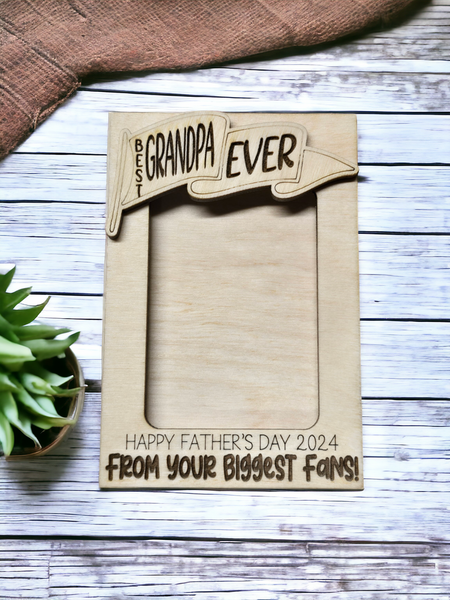 Best Dad Ever Banner Happy Father's Day Magnet or Visor Clip Personalize-Gifts-Grace & Blossom Boutique, a women's online fashion boutique located in Odessa, Florida