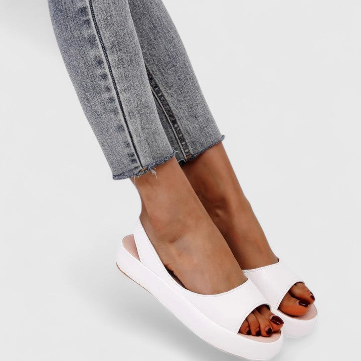 Ivy | Open Toe Slingback Chunky Platform Sandals