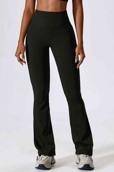 Wide Waistband Sports Pants-Grace & Blossom Boutique, a women's online fashion boutique located in Odessa, Florida