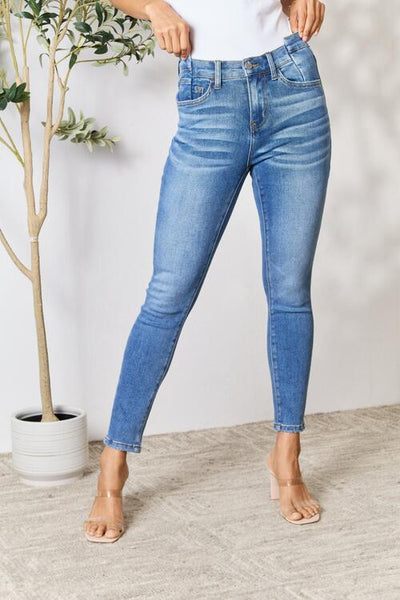 BAYEAS Skinny Cropped Jeans-Bottoms-Grace & Blossom Boutique, a women's online fashion boutique located in Odessa, Florida