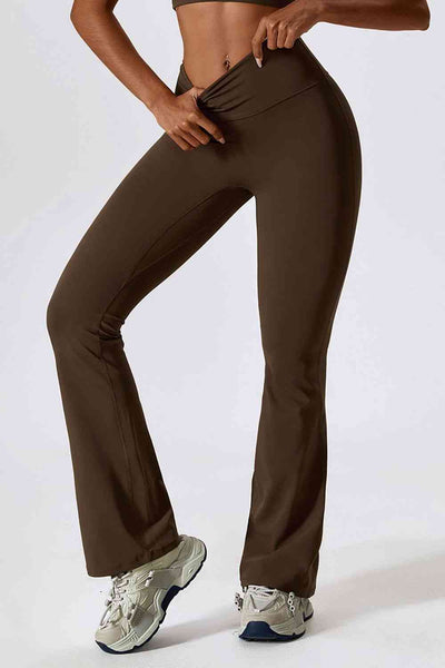 Wide Waistband Sports Pants-Grace & Blossom Boutique, a women's online fashion boutique located in Odessa, Florida