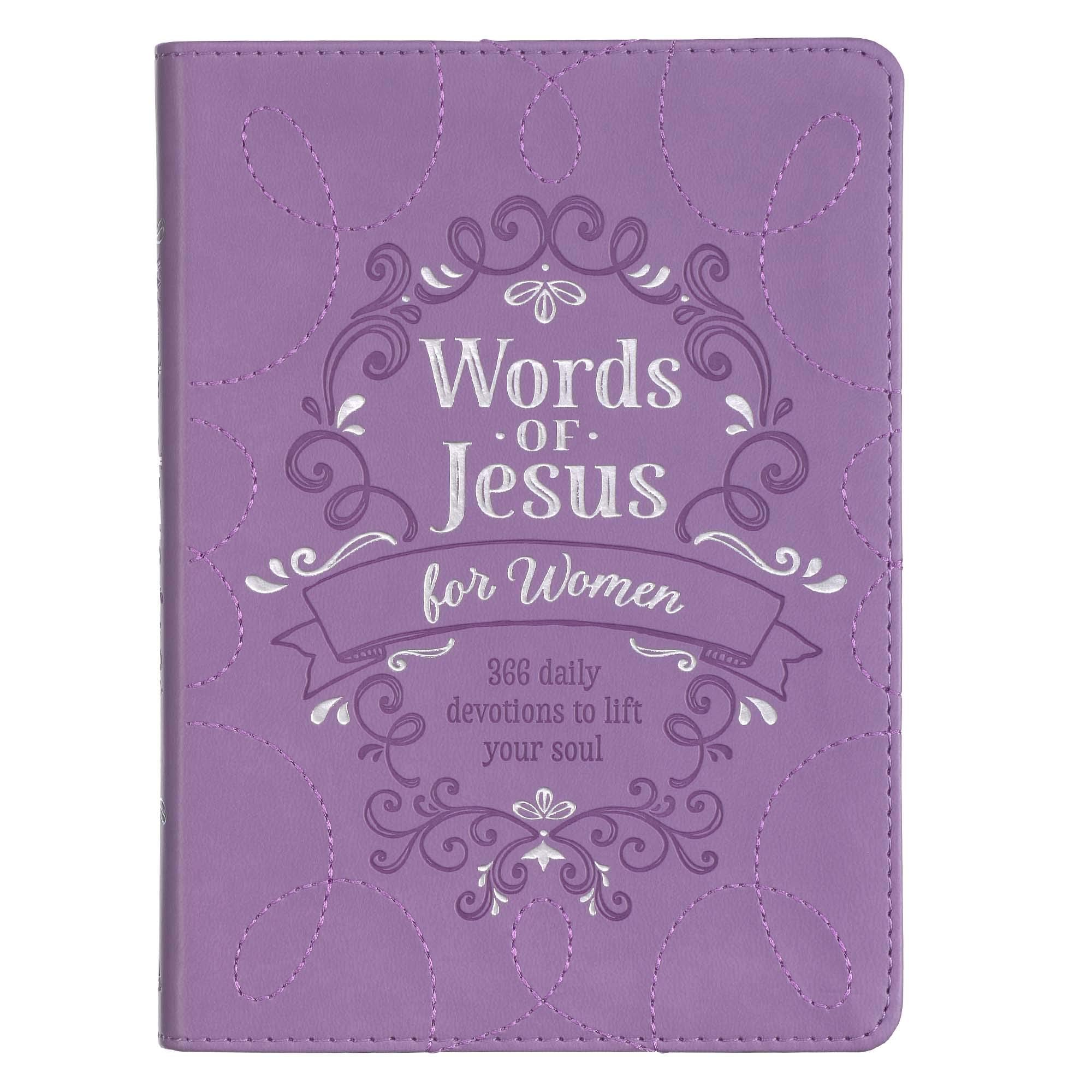 Words Of Jesus For Women, 366-Day Devotional-Devotional Books-Grace & Blossom Boutique, a women's online fashion boutique located in Odessa, Florida