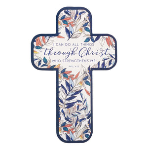 All Things Through Christ Cross Bookmark Set - Philippians 4:13-Bookmarks-Grace & Blossom Boutique, a women's online fashion boutique located in Odessa, Florida