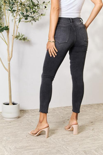 BAYEAS Cropped Skinny Jeans-Bottoms-Grace & Blossom Boutique, a women's online fashion boutique located in Odessa, Florida